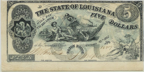 Louisiana 5 dollar